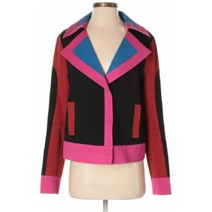 Jonathan Saunders for Escada Colorblock Blazer